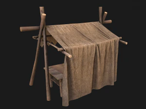 Street Stall 3D Model