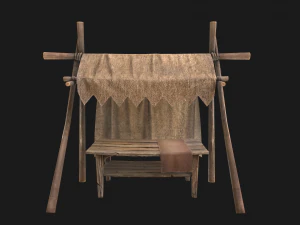 Street Stall 3D Model