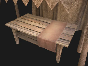 Street Stall 3D Model