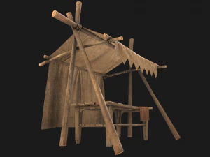 Street Stall 3D Model
