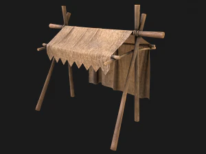 Street Stall 3D Model