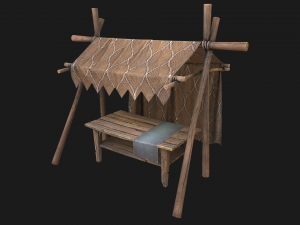 Market Stand 3Dモデル
