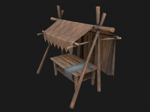 Market Stand 3D 模型