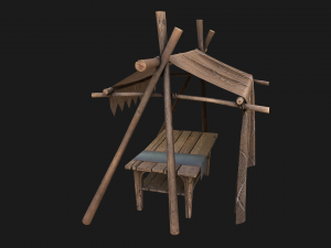 Market Stand 3D 模型