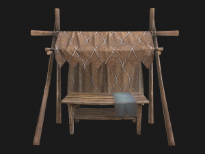 Market Stand 3D 模型
