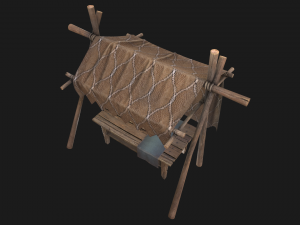 Market Stand 3D 模型