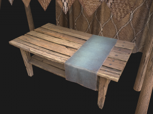 Market Stand 3D 模型