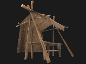 Market Stand 3D 模型