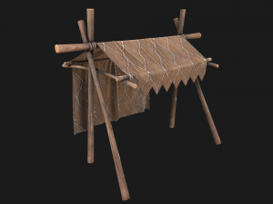 Market Stand 3D 模型