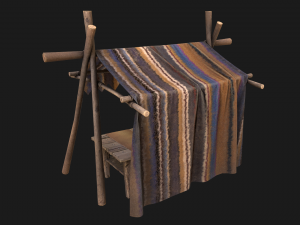 Market Stand 3D 模型