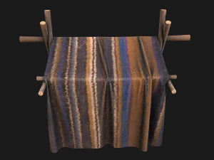 Market Stand 3D Model