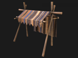 Market Stand 3D 模型