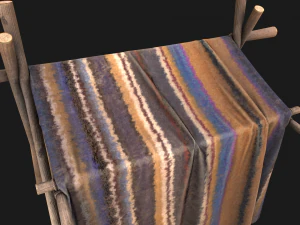 Market Stand 3D Model