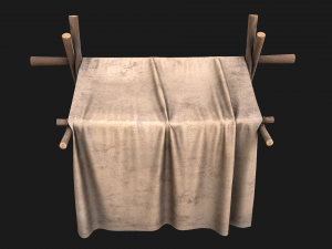 Market Cotton Stall 3Dモデル