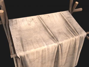 Market Cotton Stall 3Dモデル