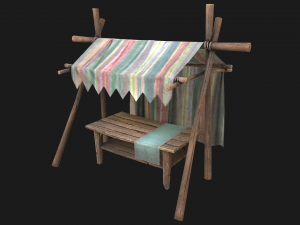 Fair Trade Stall 3D Model