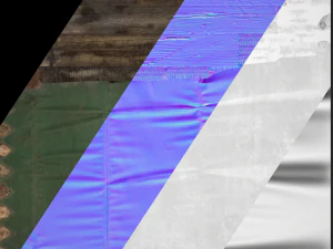 Army Market Tent 3D Model