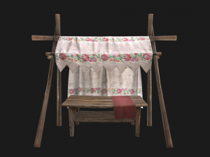 Market Stall Tent 3D मॉडल