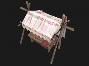Market Stall Tent 3D मॉडल
