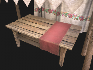 Market Stall Tent 3D मॉडल