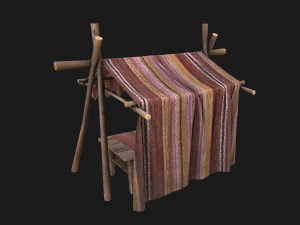 Market Tent 3D Модель
