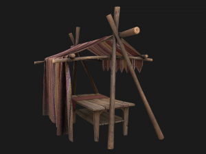 Market Tent 3D Модель
