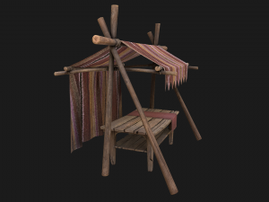Market Tent 3D Модель