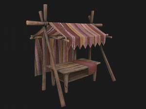 Market Tent 3D Модель