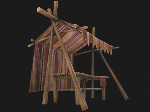 Market Tent 3D Модель