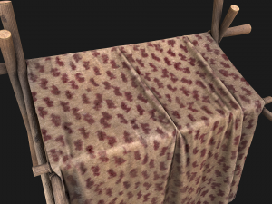 Medieval Market Tent Modelo 3D