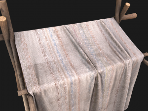 Medieval Market Stalls Tent 3D 模型