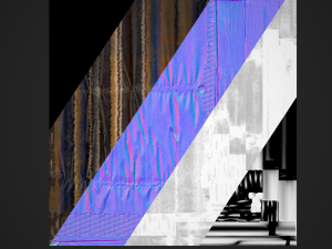 Market Stalls Carpet Tent 3D 모델