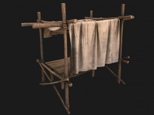 Market Stalls Cotton Tent Modello 3D