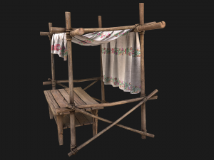 Market Stalls Ornament Tent Modello 3D
