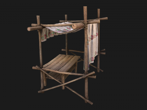 Market Stalls Ornament Tent Modello 3D