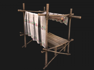 Market Stalls Ornament Tent Modello 3D