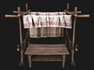 Market Stalls Ornament Tent Modello 3D