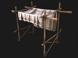 Market Stalls Ornament Tent Modello 3D
