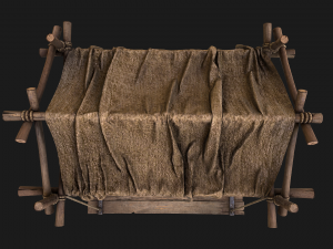 Street Stalls Brown 3Dモデル