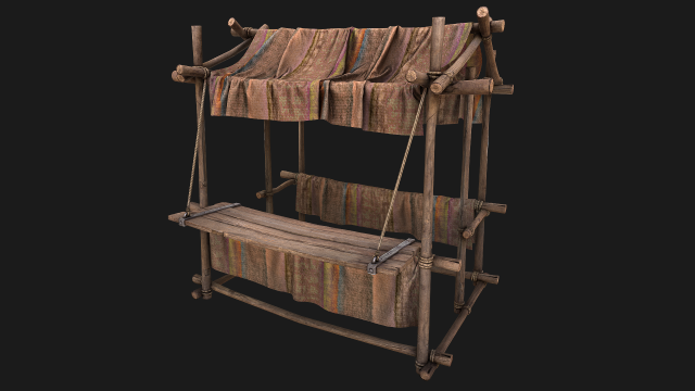 Stalls Street Brown Modèle 3D .c4d .max .obj .3ds .fbx .stl .blend 