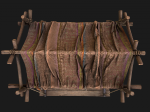 Stalls Street Brown Modèle 3D
