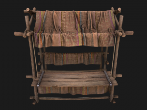 Stalls Street Brown Modèle 3D