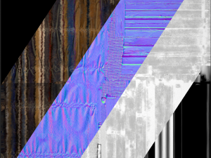 Stall Market Colored Carpet Modelo 3D