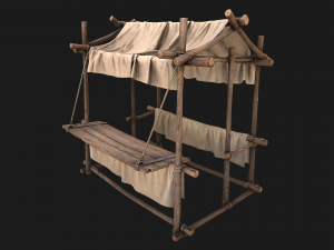 Stall Cotton 3D Model