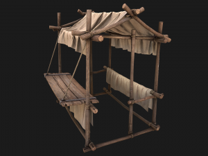 Stall Cotton 3D Model