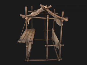 Stall Cotton 3D Model