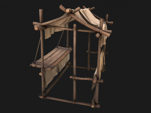 Stall Cotton 3D Model