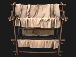 Stall Cotton 3D Model