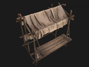 Stall Cotton 3D Model