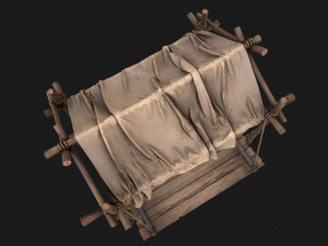 Stall Cotton 3D Model